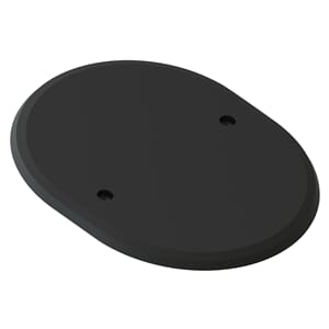 Vegglokk sort 1,5 boks M3