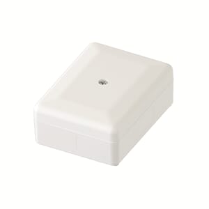 Koblingsboks polarhvit IP20 2x3 koblingstykker  90x65x30