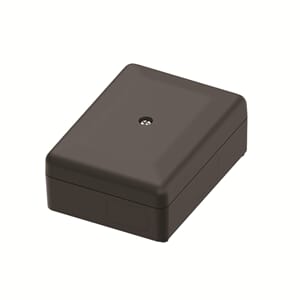 Koblingsboks sort IP20 2x3 koblingstykker  90x65x30