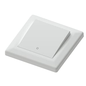 Bryter 16A/2 polarhvit innfelt