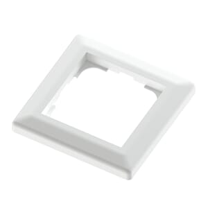 Bryter ramme enkel Euro classic polarhvit RS