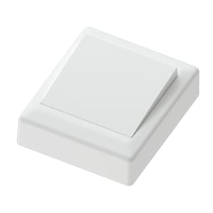 Bryter påvegg 16A/7 polarhvit IP20