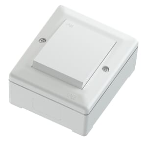 Bryter IP55 16A/6 polarhvit