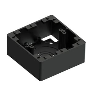 Euro Classic kappe enkel sort m/strekk. M3 84x84x35