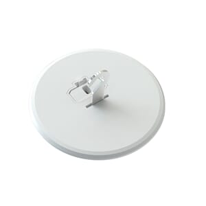 DCL m/støpsel og krok for takboks 83mm M4 hvit 6A