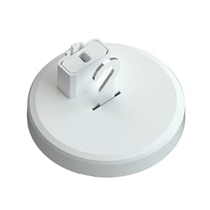 DCL m/støpsel og krok for på tak 83mm M4 hvit 6A